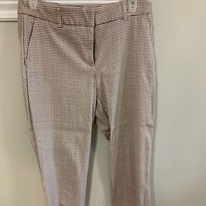 Light purple and white houndstooth dress pants